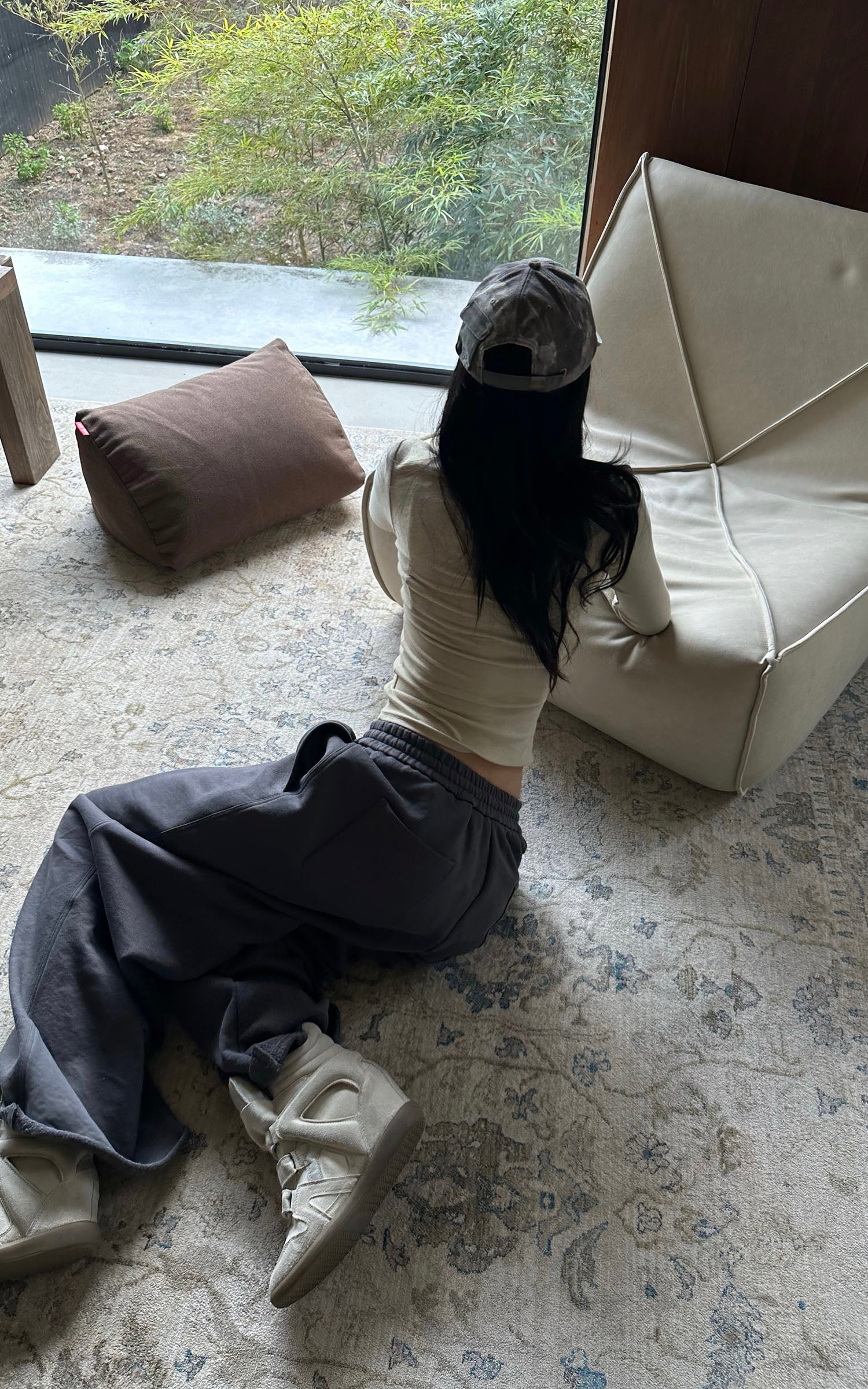 ROVENTE 이지 와이드 레그 스웨트팬츠