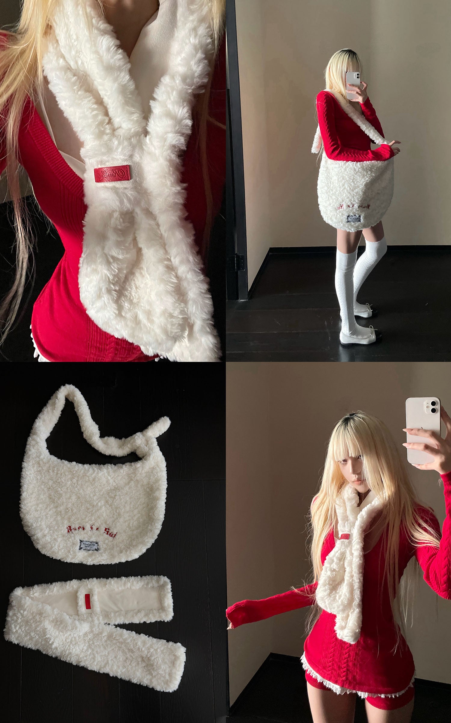 Ensemble 3 pièces : pull ajusté à torsades, short et caraco superposé orné de dentelle