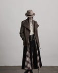 DOINDULGE Asymmetric Wool-Blend Structured Jacket