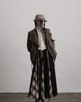 DOINDULGE Asymmetric Wool-Blend Structured Jacket