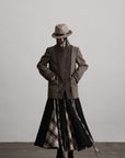 DOINDULGE Asymmetric Wool-Blend Structured Jacket