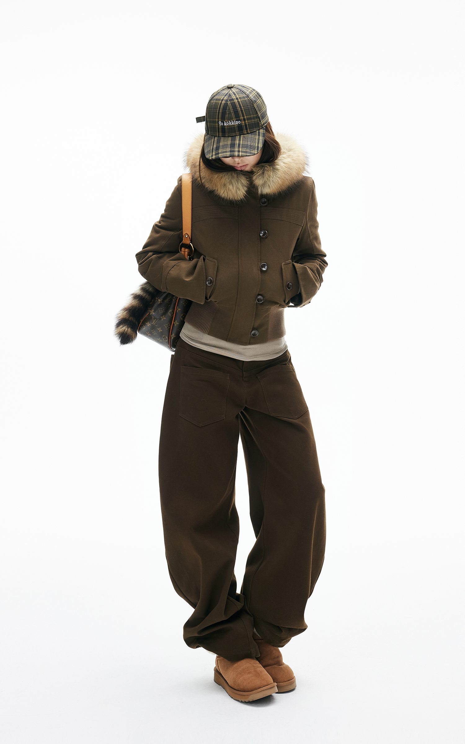 IAMXIAA Relaxed Wide Leg Casual Pants