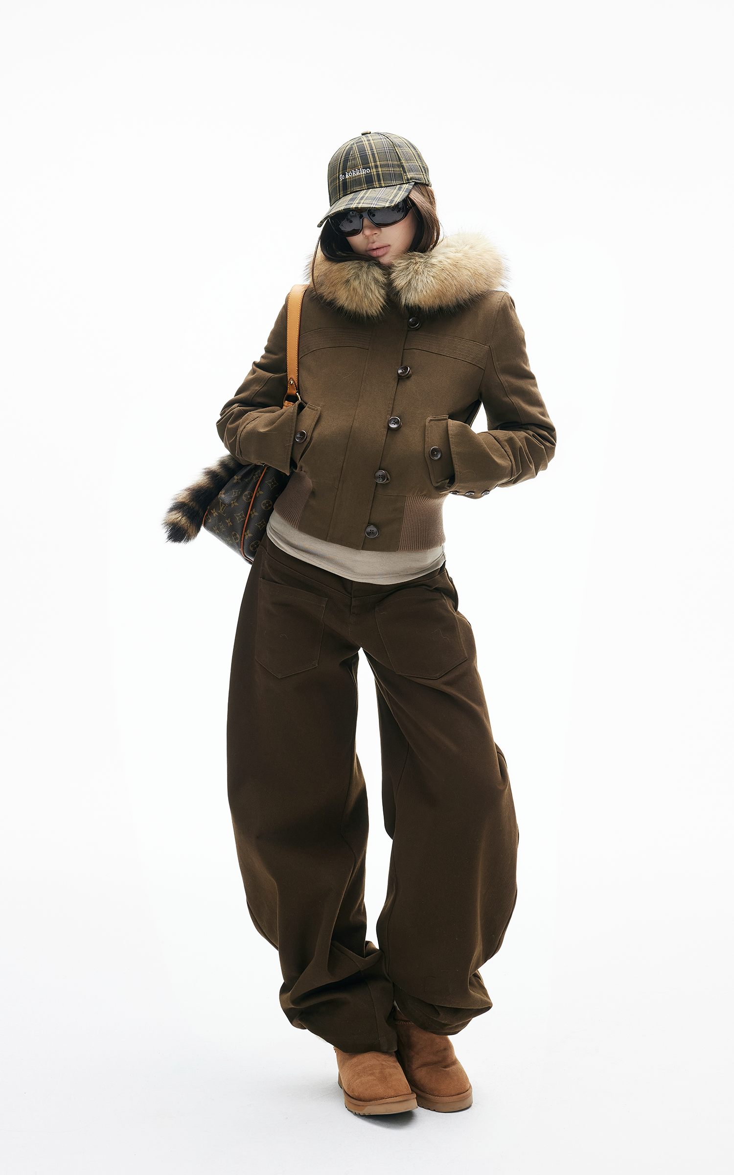 IAMXIAA Relaxed Wide Leg Casual Pants