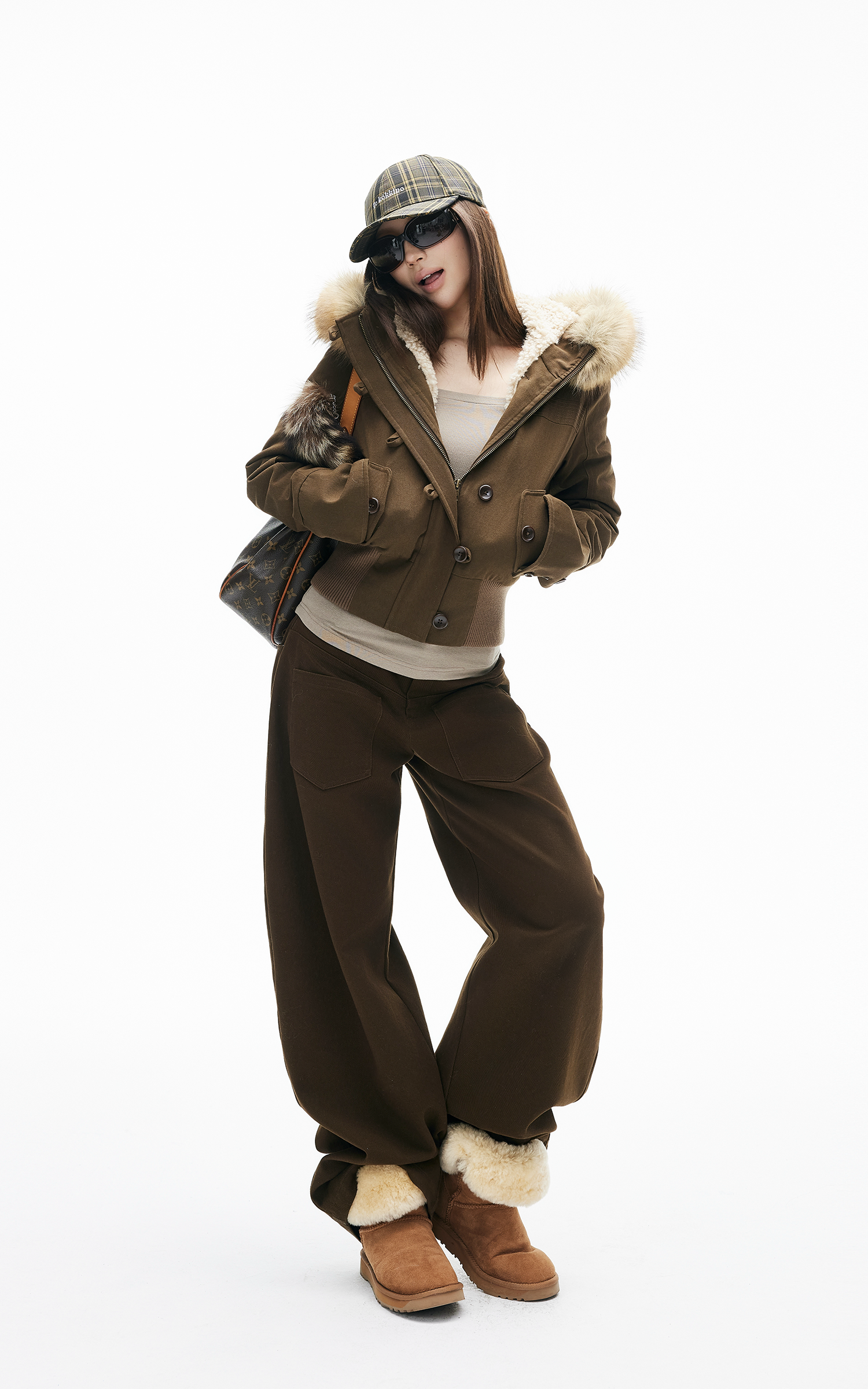 IAMXIAA Relaxed Wide Leg Casual Pants