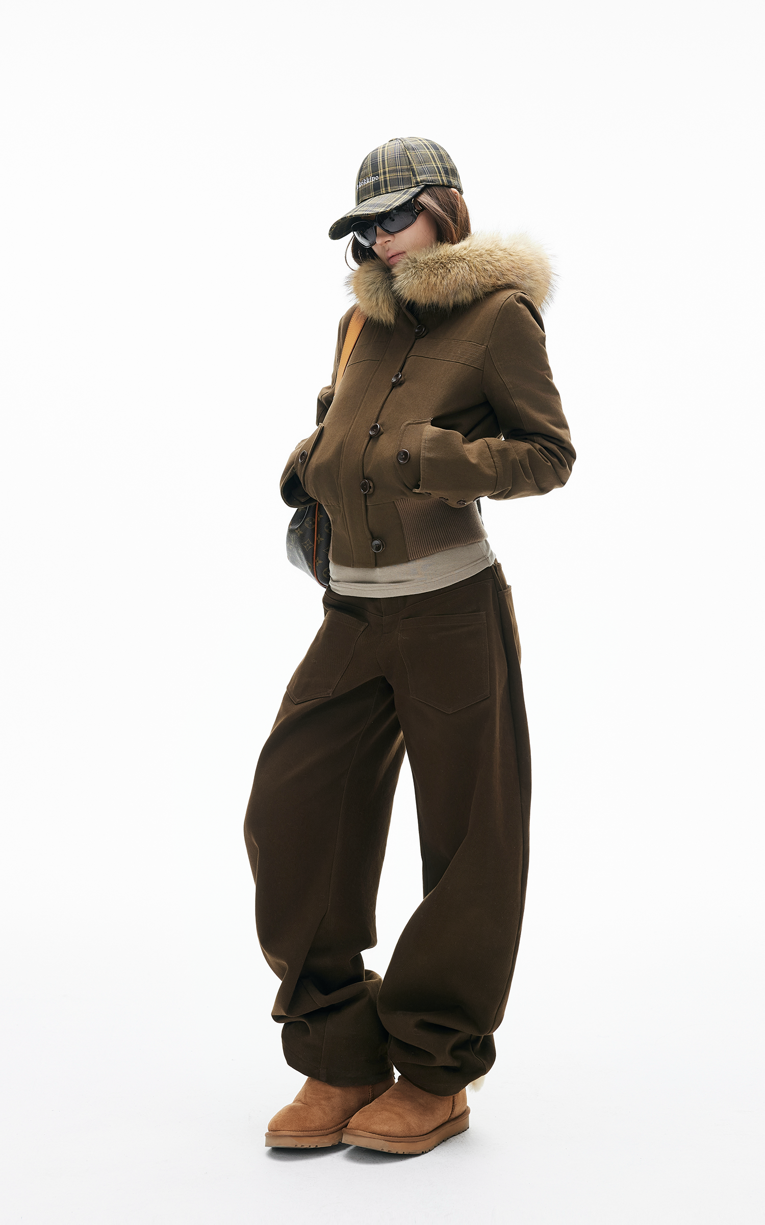 IAMXIAA Relaxed Wide Leg Casual Pants