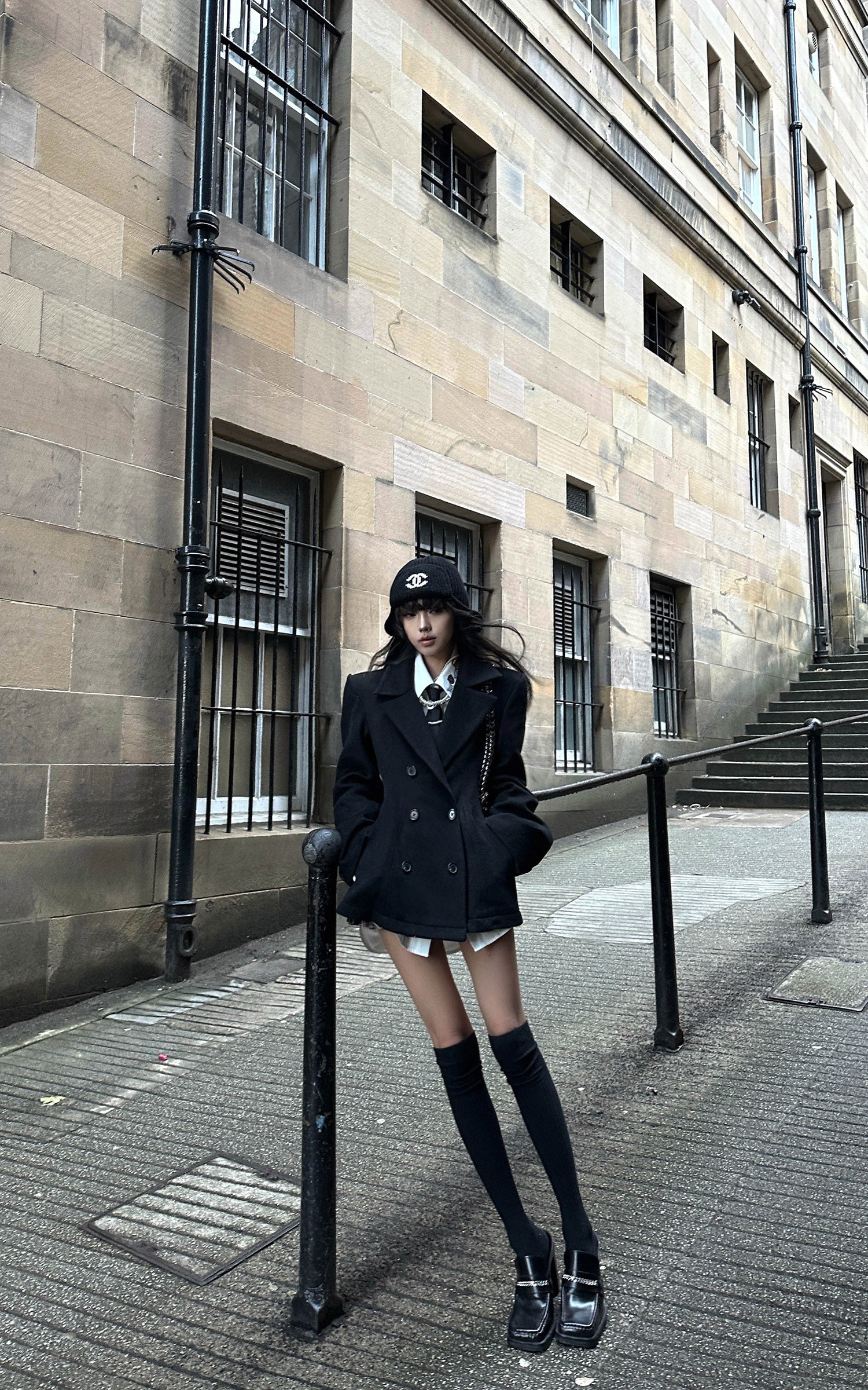 WARDEN EDGE Chemise Structurée à Col Brodé