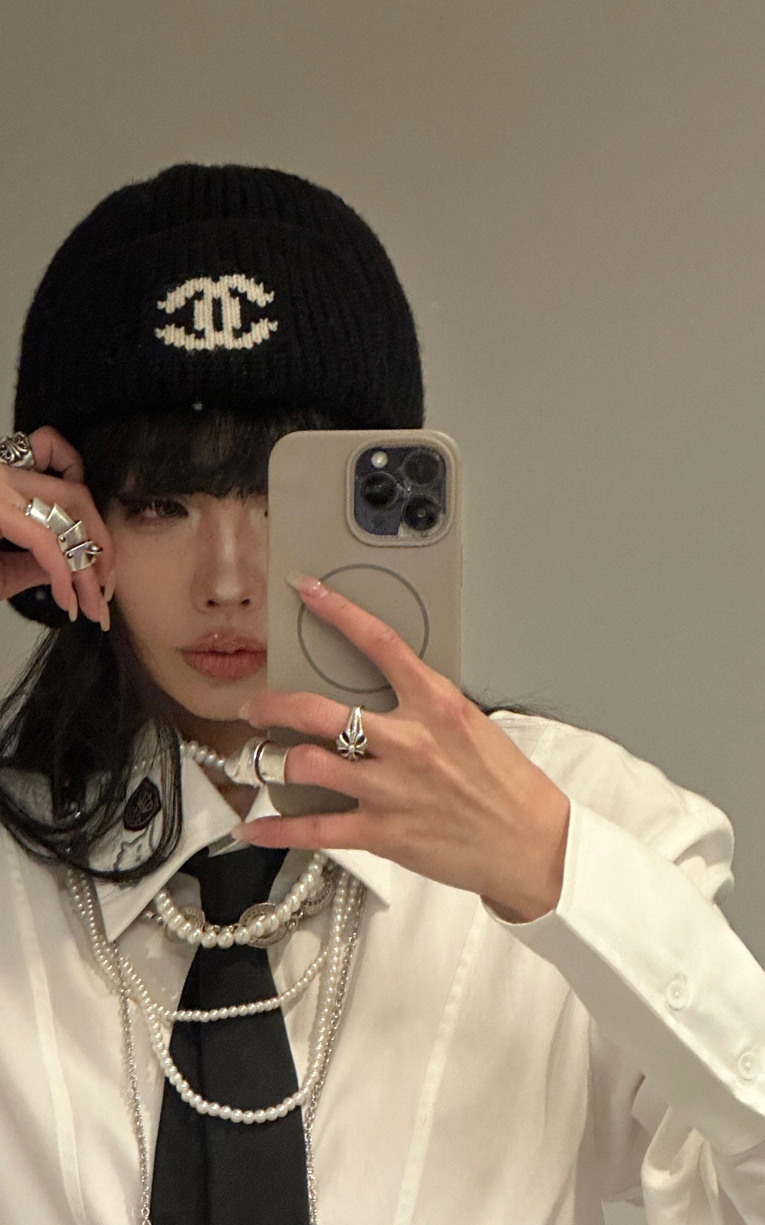 WARDEN EDGE Chemise Structurée à Col Brodé