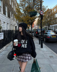 WARDEN EDGE London Heart Graphic Knit Sweater