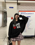 WARDEN EDGE London Heart Graphic Knit Sweater