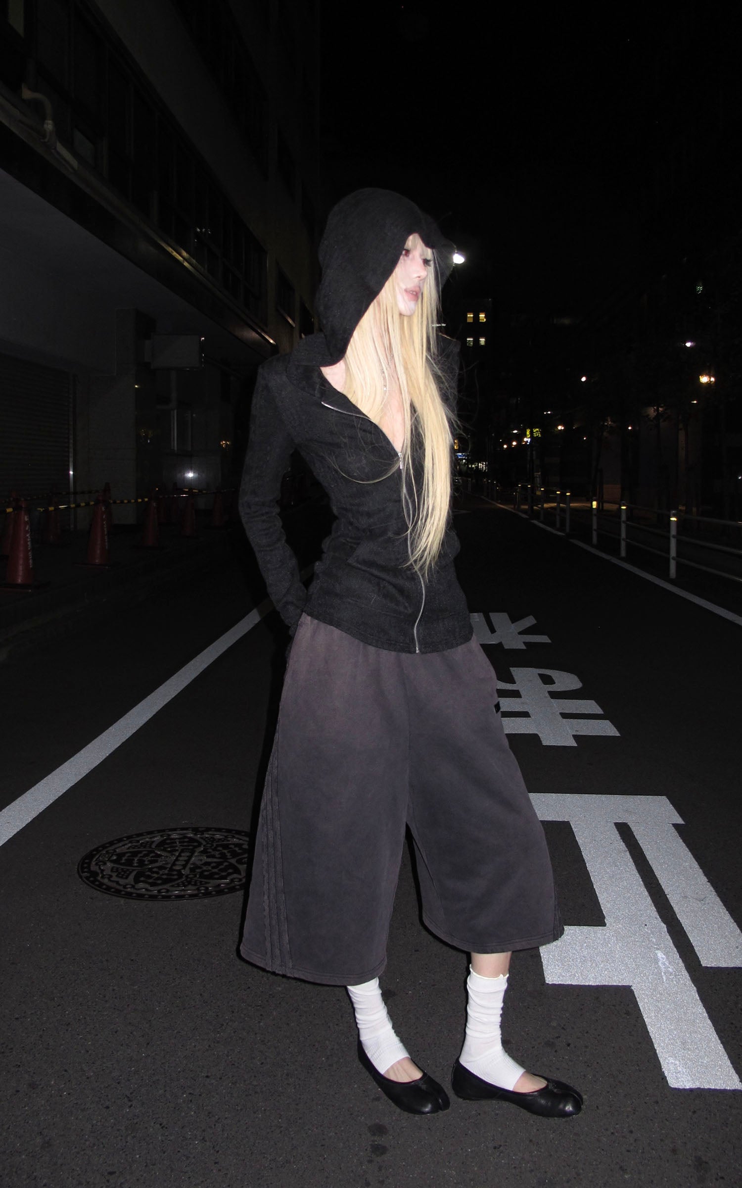 Rase le sol 워시드 루즈핏 스트레이트 반바지