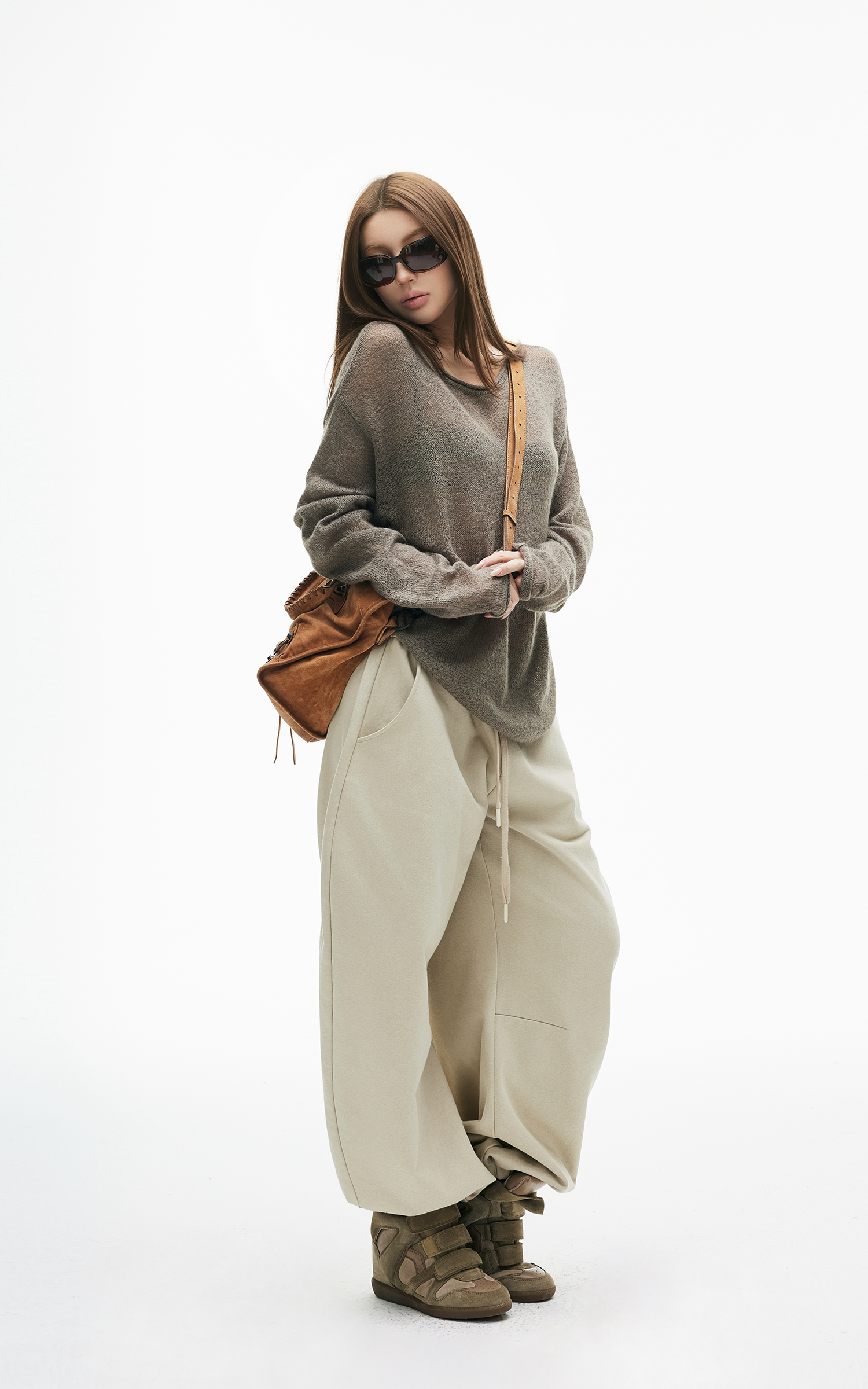IAMXIAA Relaxed Drawstring Lounge Pants