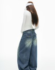 IAMXIAA Vintage Wide-Leg Denim Jeans