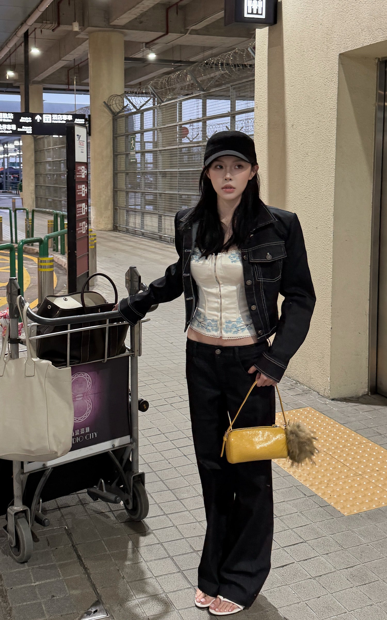 Hydrae Embroidered Satin Corset Top Strapless Slim Fit Bustier