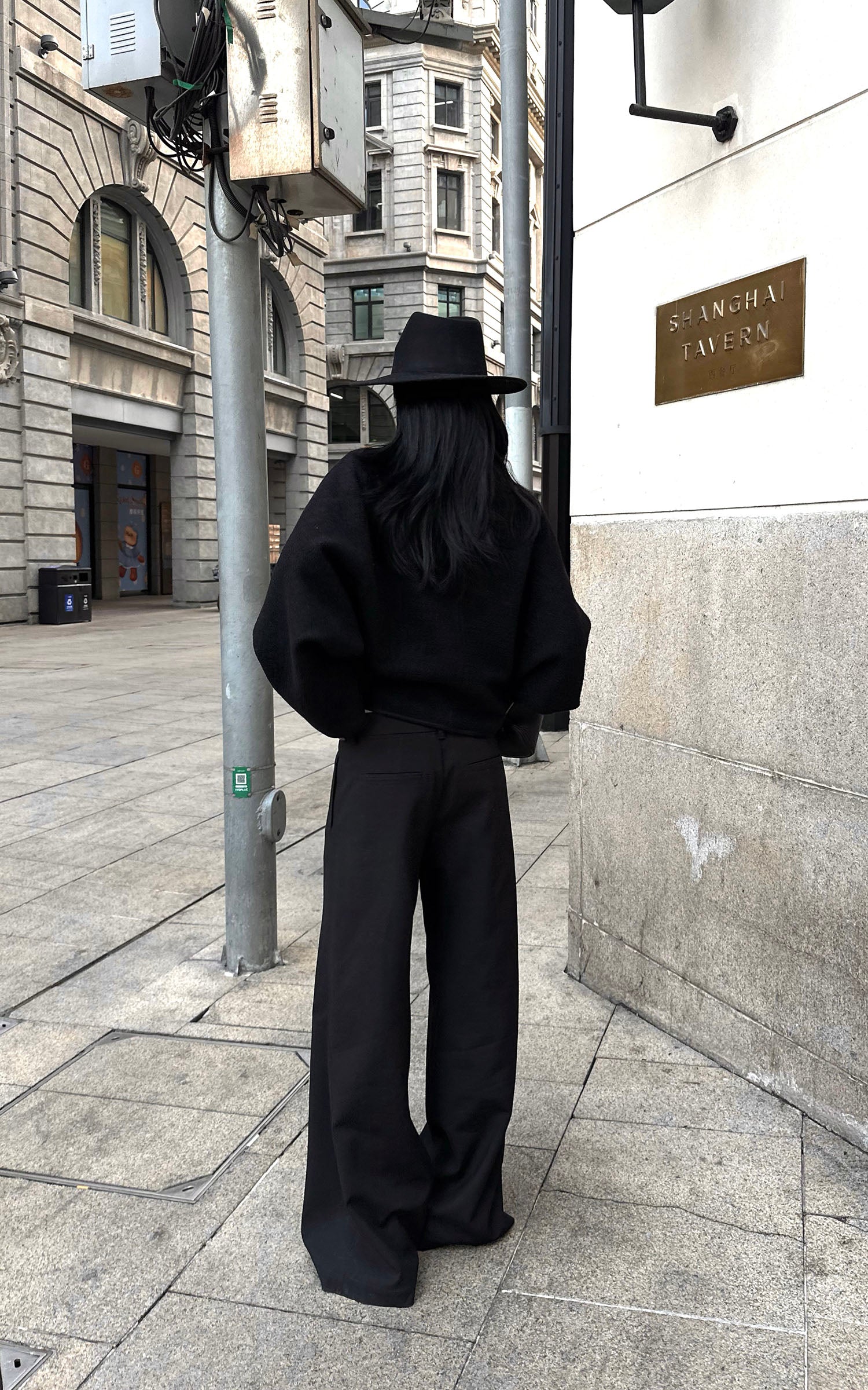 ROVENTE High-Waist Fluid Wide-Leg Trousers