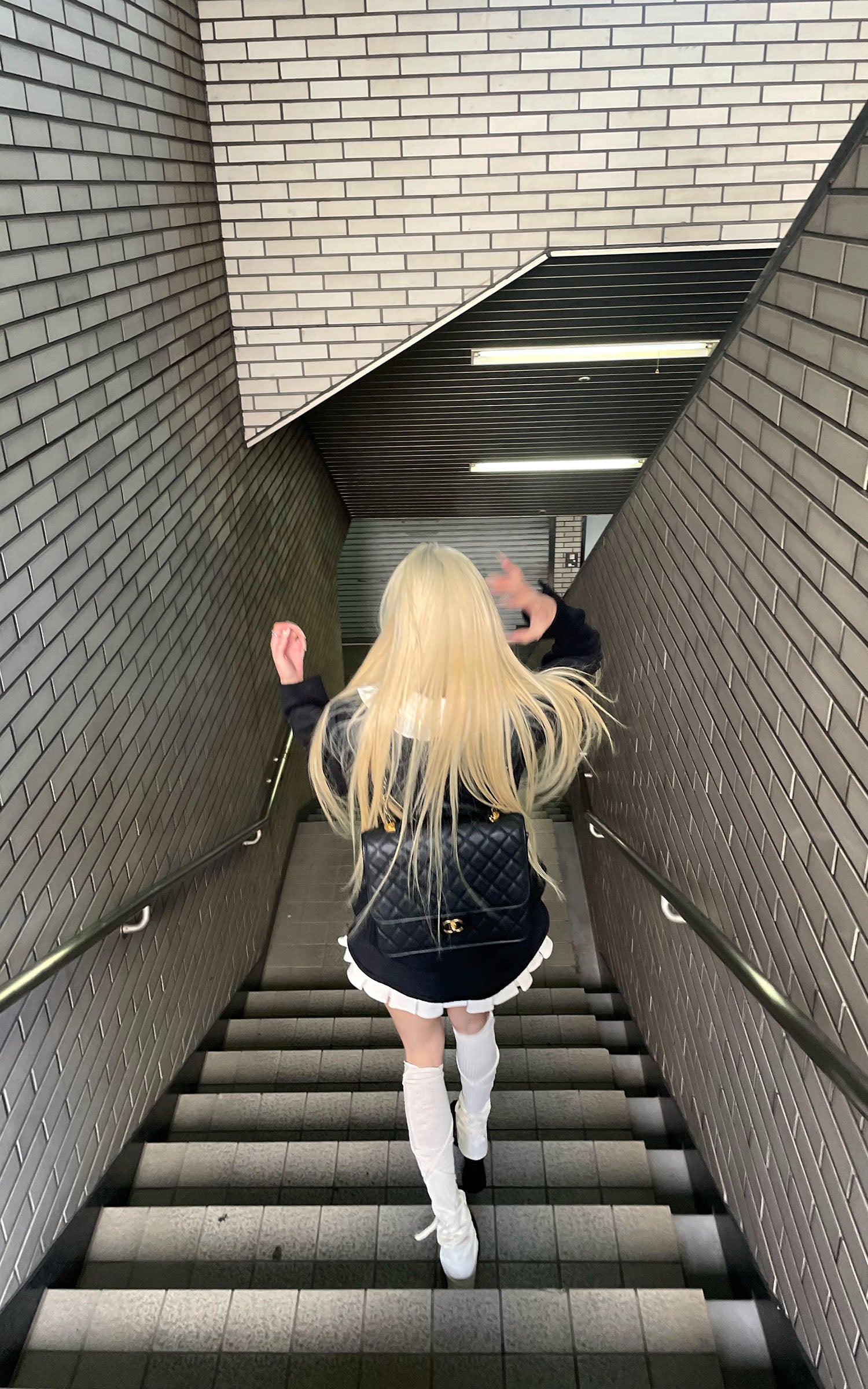 Rase le sol Wool Jacket and Layered Mini Skirt Set