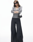 IAMXIAA High-Waisted Fluid Wide-Leg Trousers