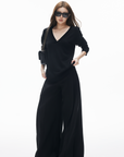 IAMXIAA High-Waisted Fluid Wide-Leg Trousers