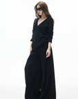 IAMXIAA High-Waisted Fluid Wide-Leg Trousers
