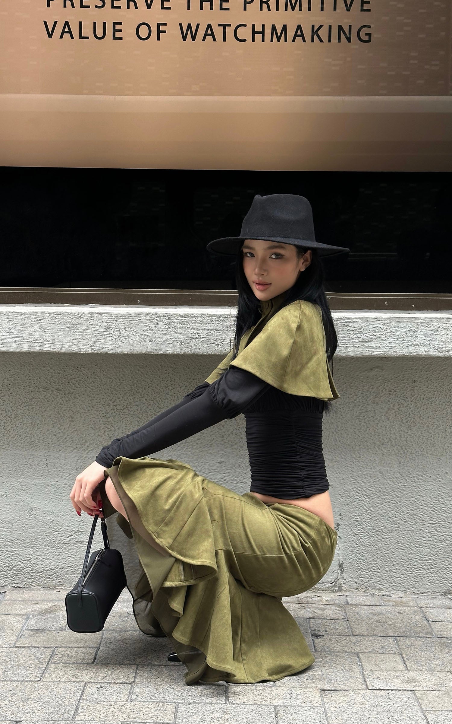 ROVENTE Cape châle asymétrique à col montant