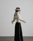 DOINDULGE Structured Corset-Panel Ruched Shirt