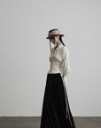 DOINDULGE Structured Corset-Panel Ruched Shirt