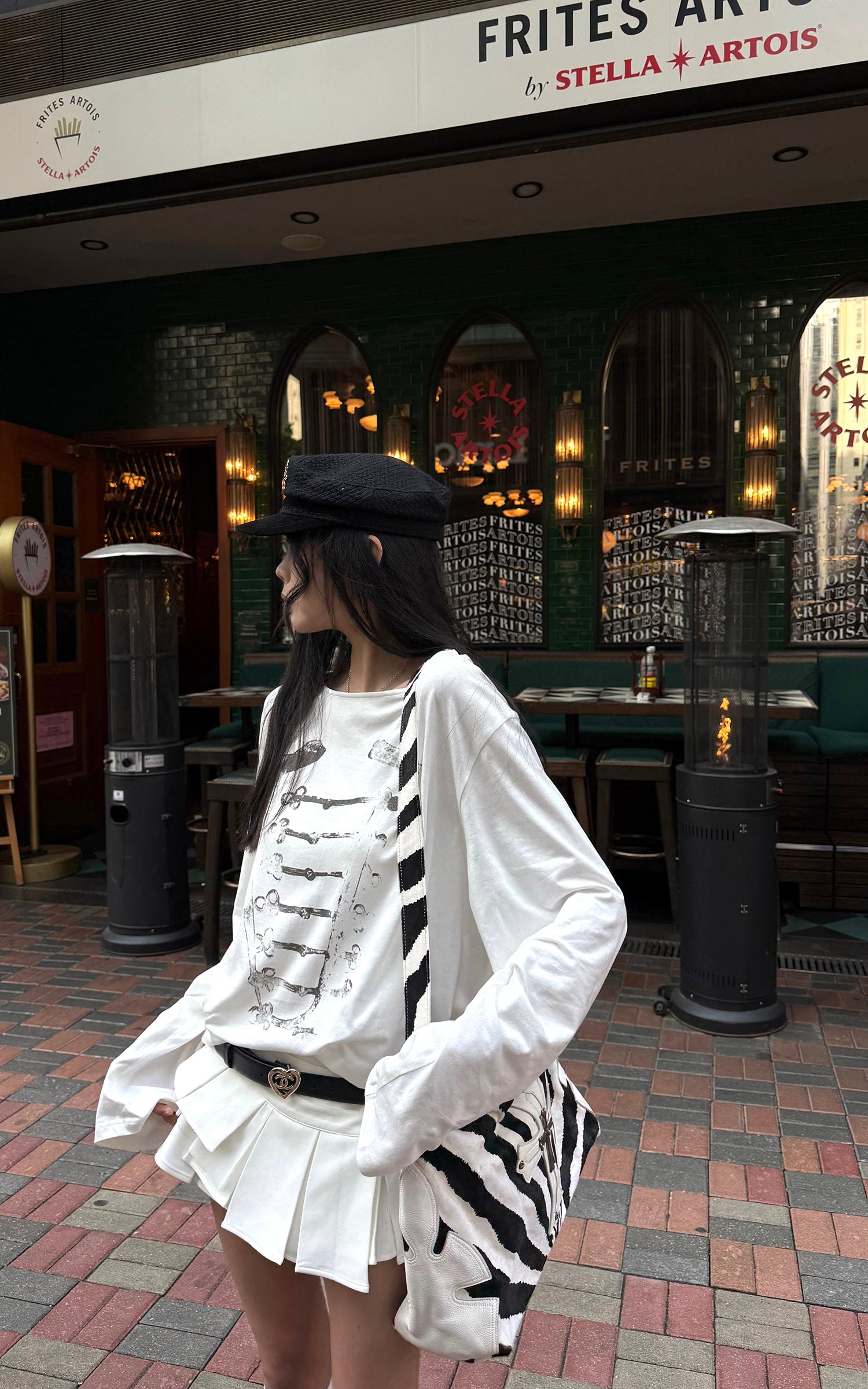 WARDEN EDGE Low-Rise Layered Pleated Mini Skirt