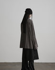 DOINDULGE Checked Rose Detail Loose Shirt