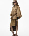 IAMXIAA Belted Relaxed Trench Jacket