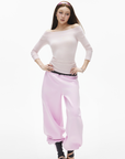IAMXIAA Low-Rise Layered Look Jogger Pants