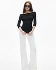 IAMXIAA Panelled Flared Pants