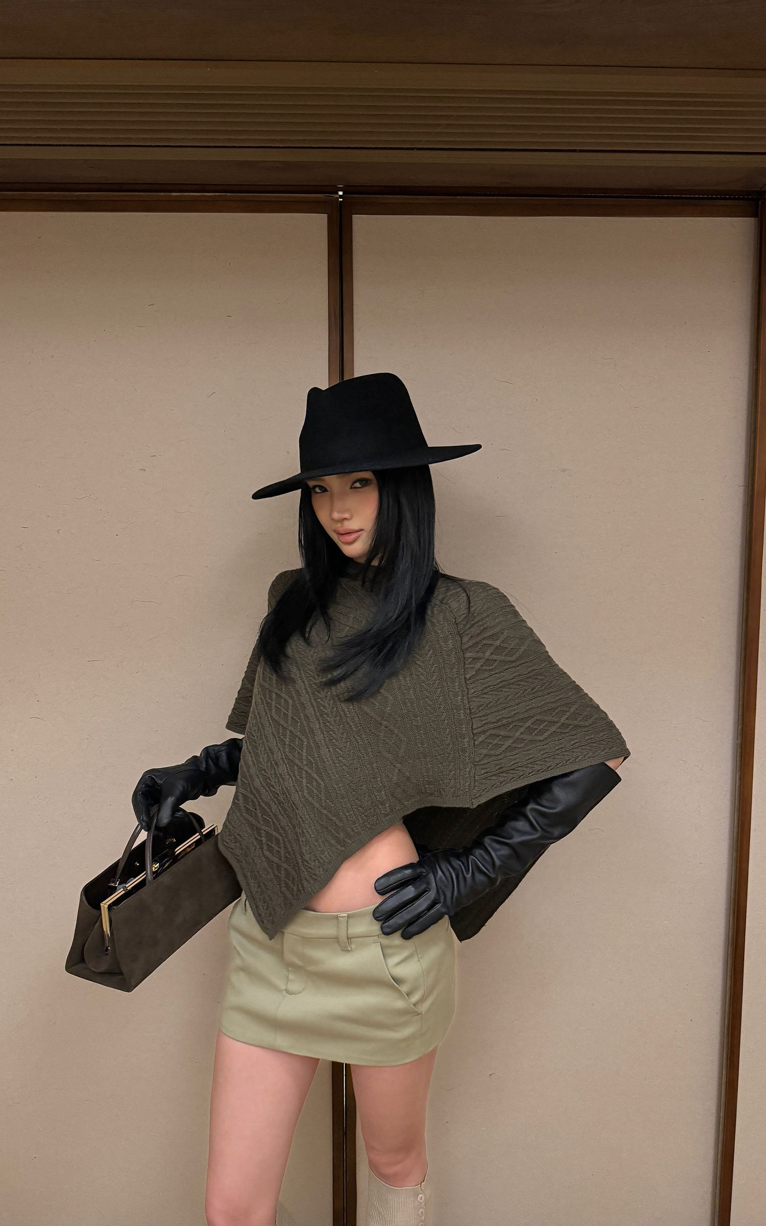 ROVENTE Tailored Low-Rise Mini Skirt