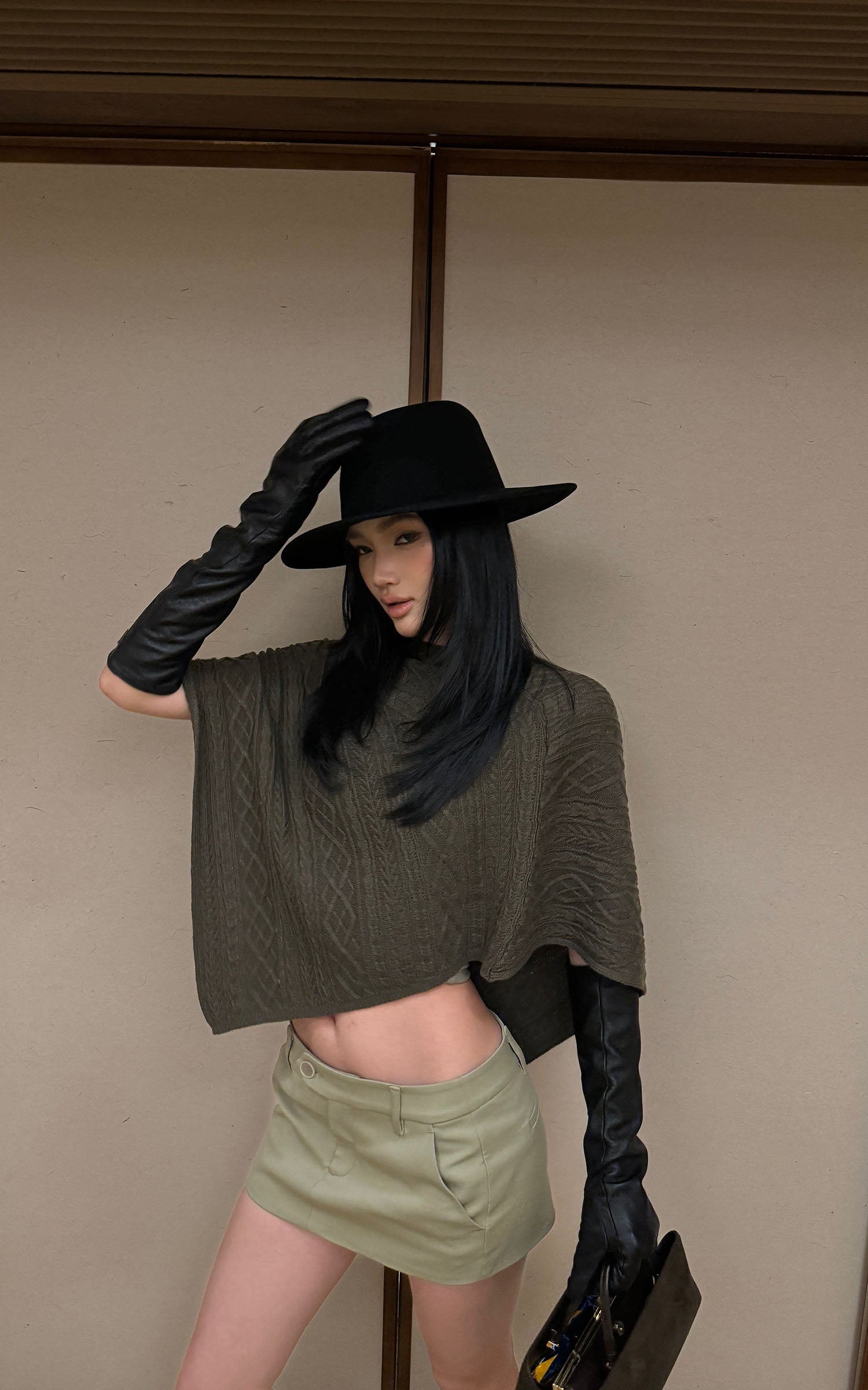 ROVENTE Tailored Low-Rise Mini Skirt