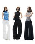 IAMXIAA フィッテッドモックネックニットタンク