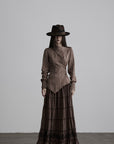 DOINDULGE Asymmetric Sculpted Waist Shirt