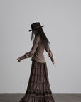 DOINDULGE Asymmetric Sculpted Waist Shirt