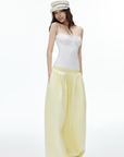 IAMXIAA Low-Rise Drawstring Wide-Leg Pants