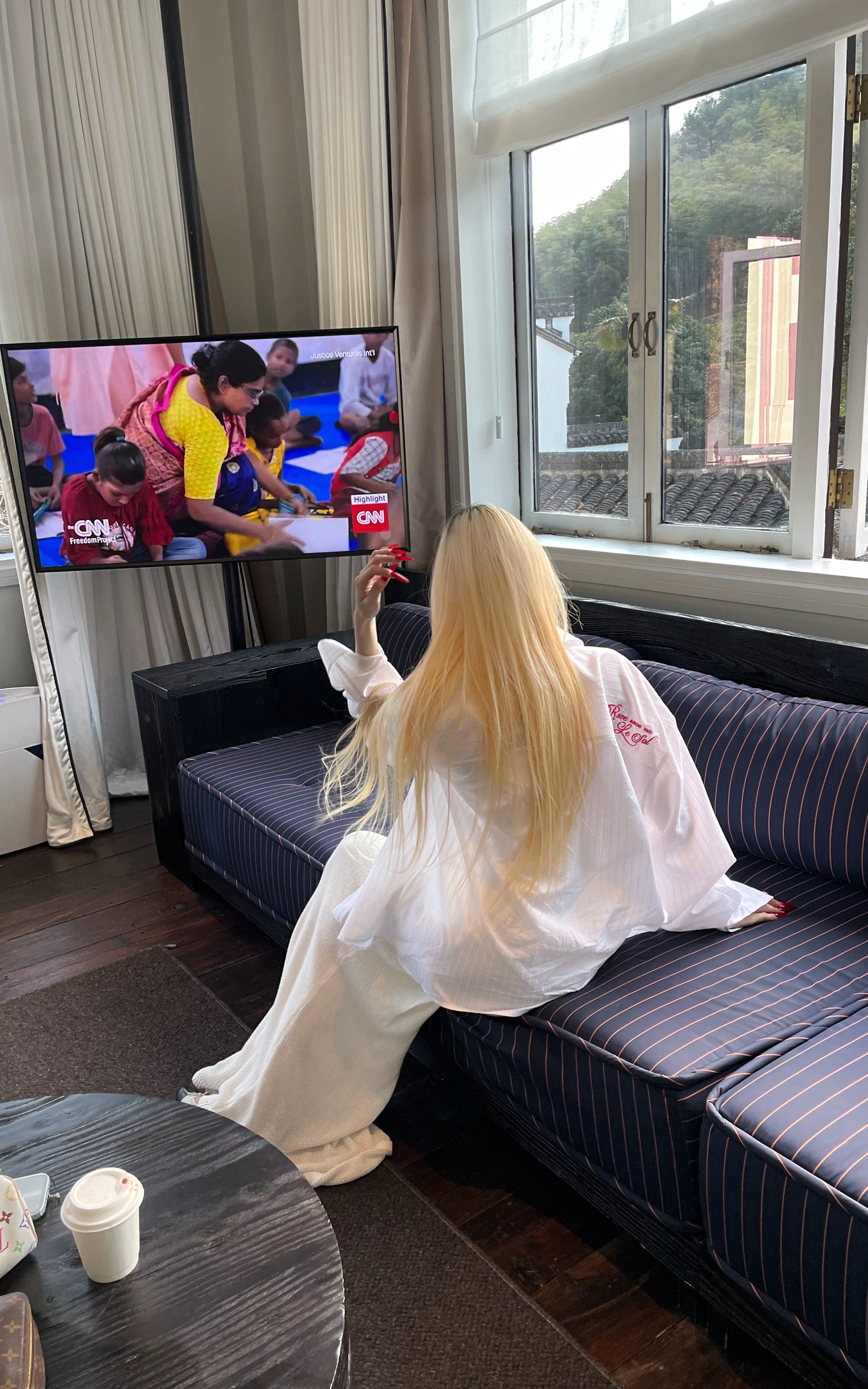 Rase le sol 하이웨이스트 스컬프 니트 머메이드 스커트