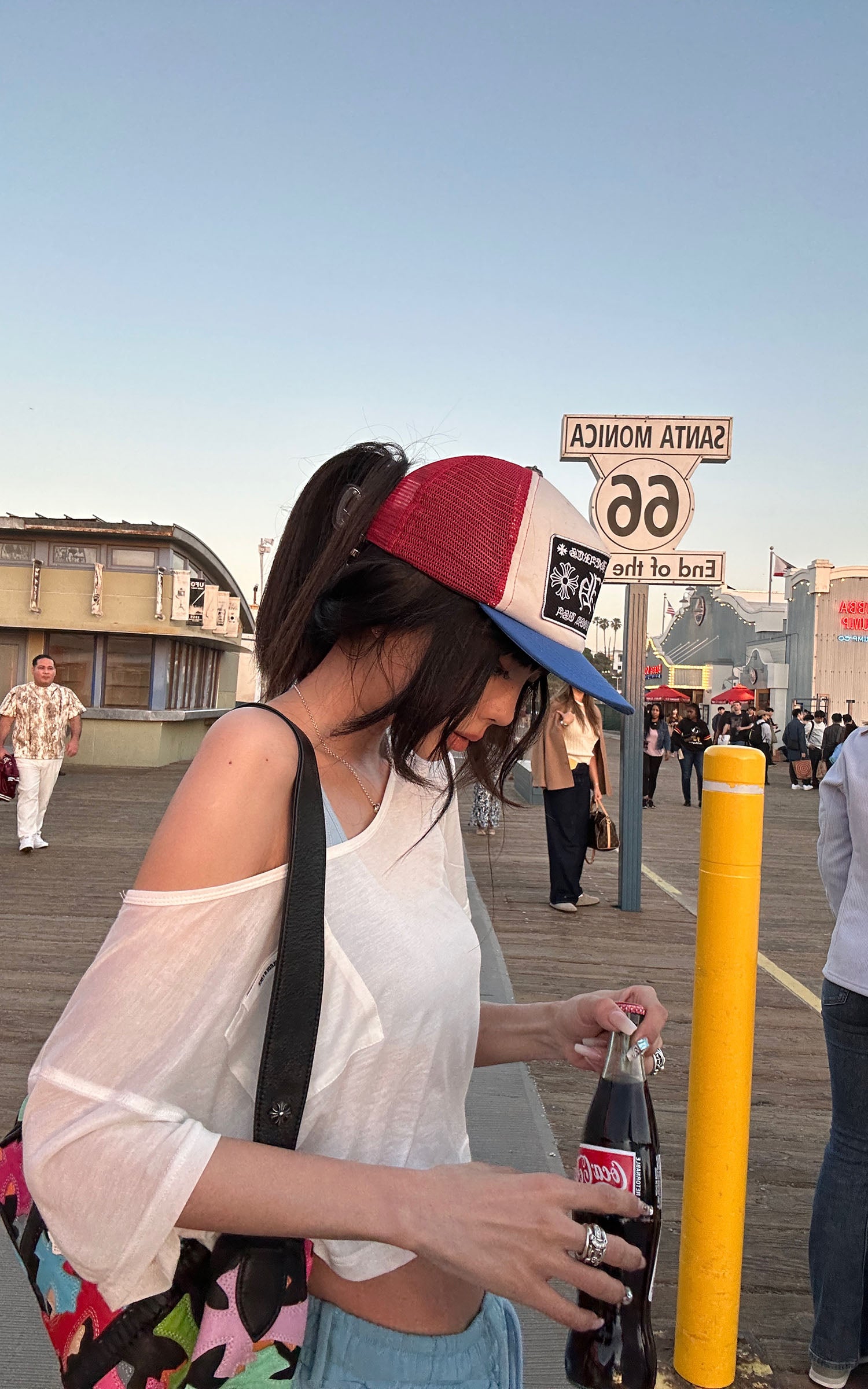 WARDEN EDGE Off-Shoulder Cropped Tee and Ribbed Bra Top Set