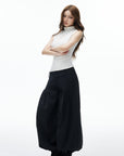 IAMXIAA ハイネックフィットスリーブレストップ