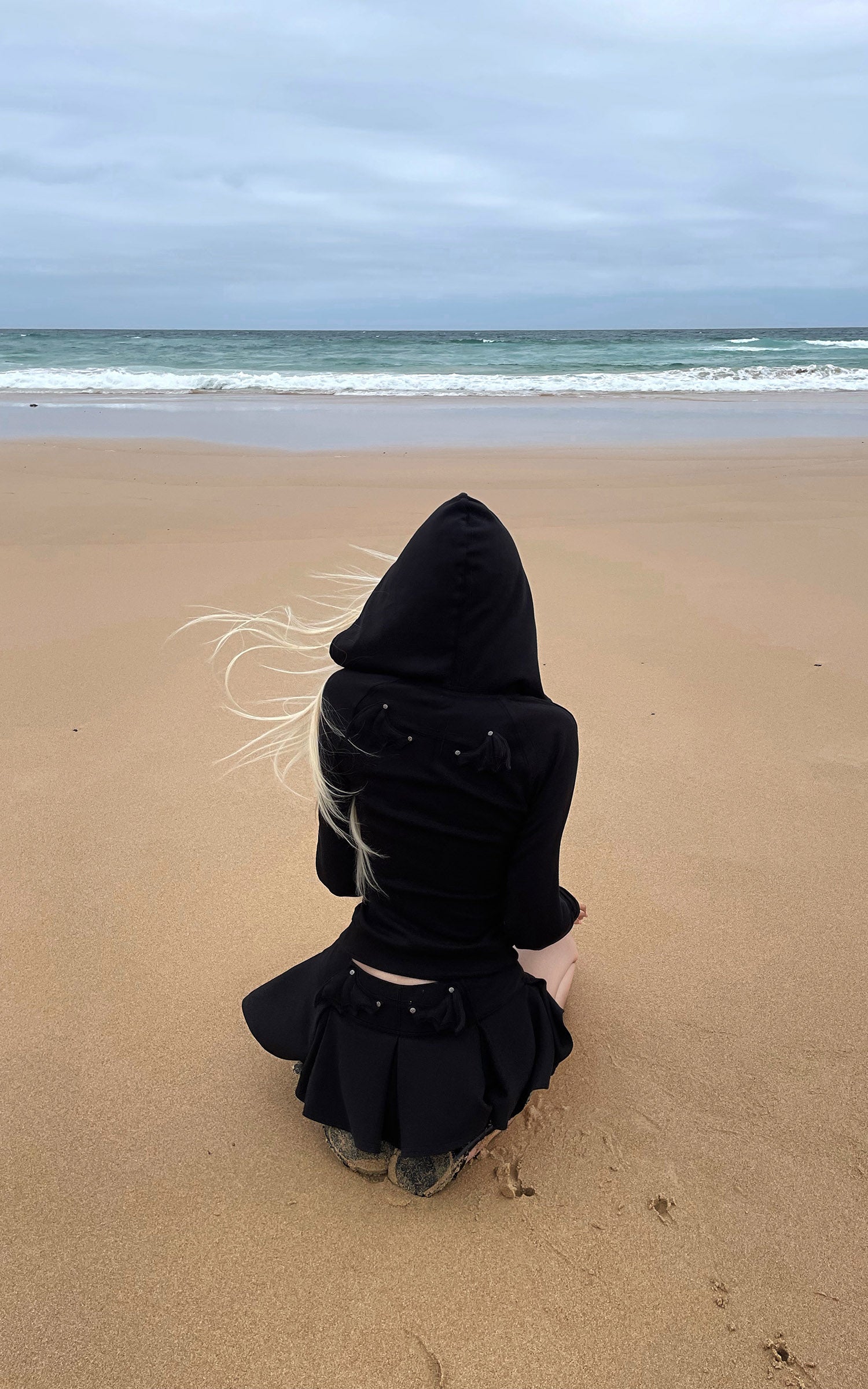 Rase le sol Ruffled Low-Rise Skort