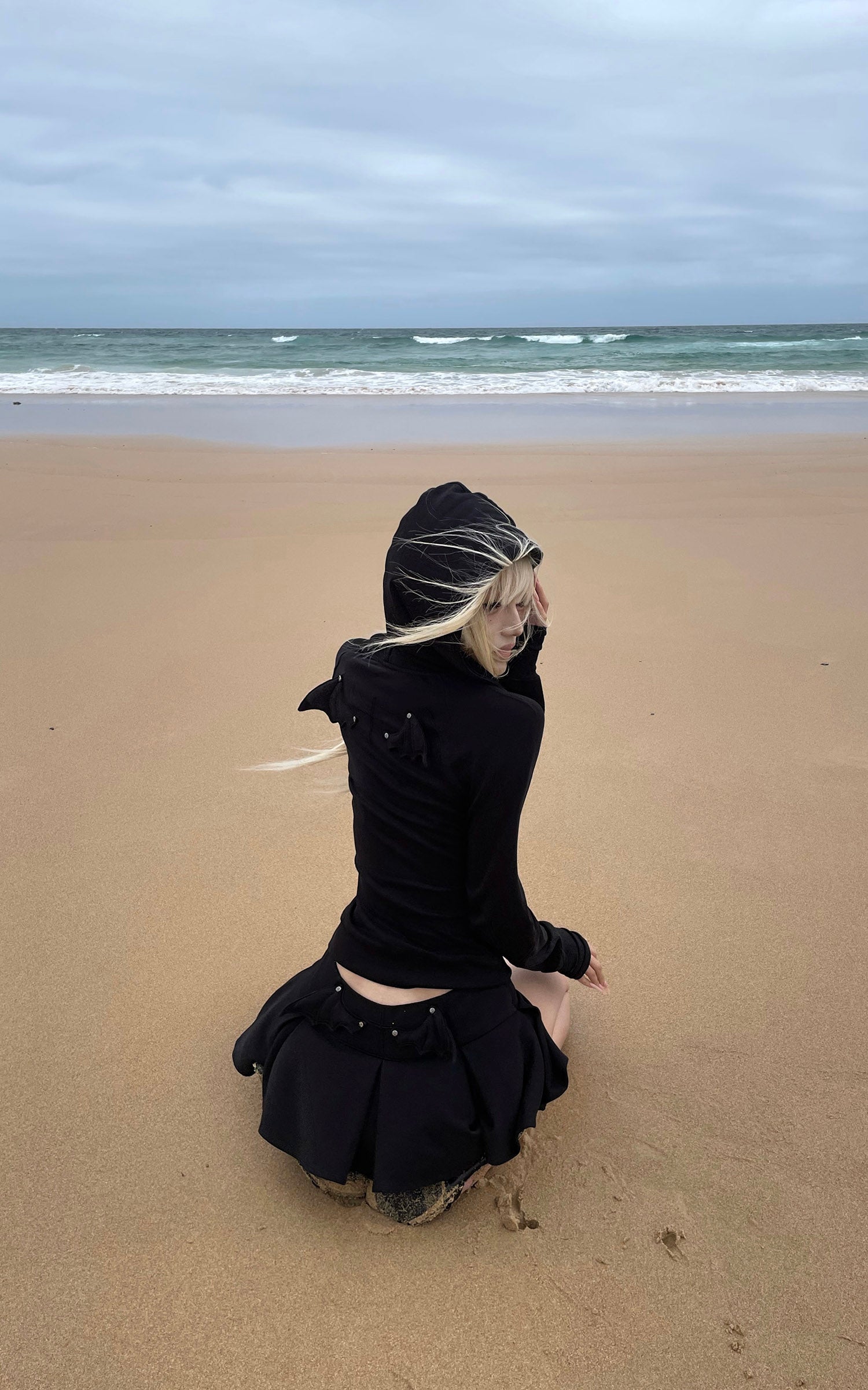 Rase le sol Ruffled Low-Rise Skort