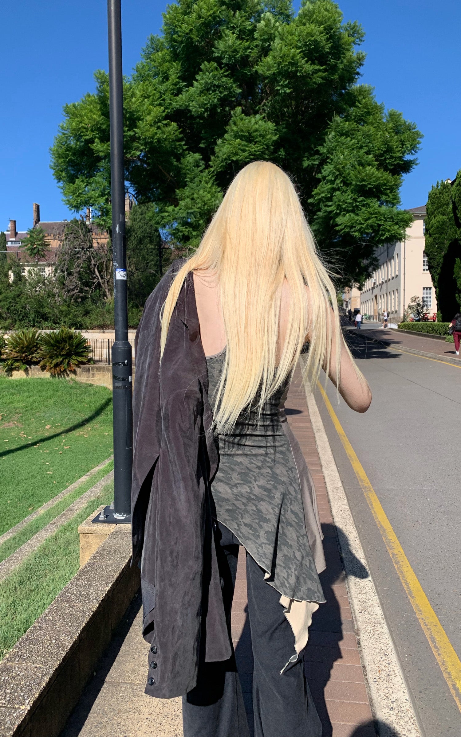 Rase le sol Asymmetric Layered Camisole Top