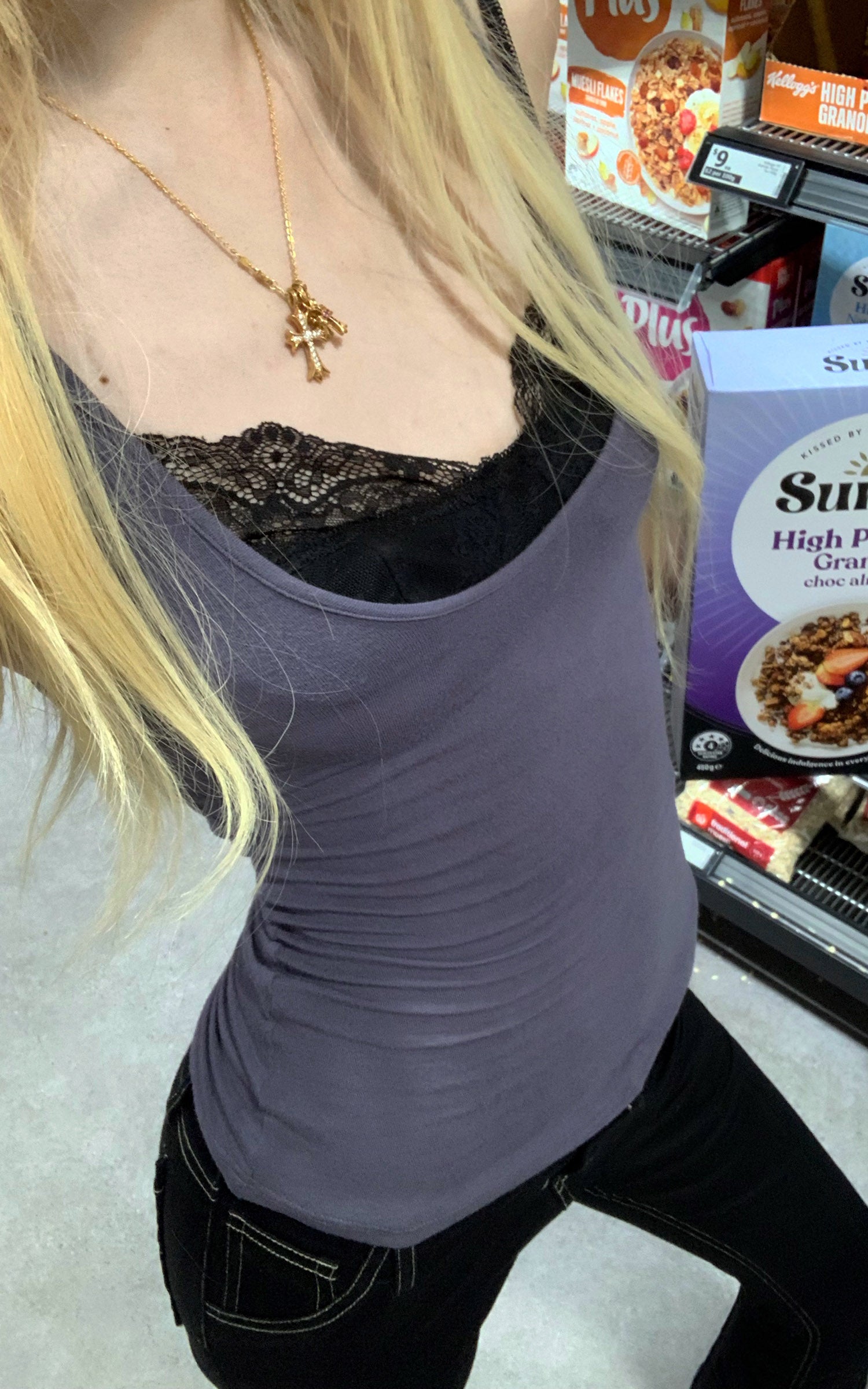 Rase le sol Fitted Scoop Neck Tank Top