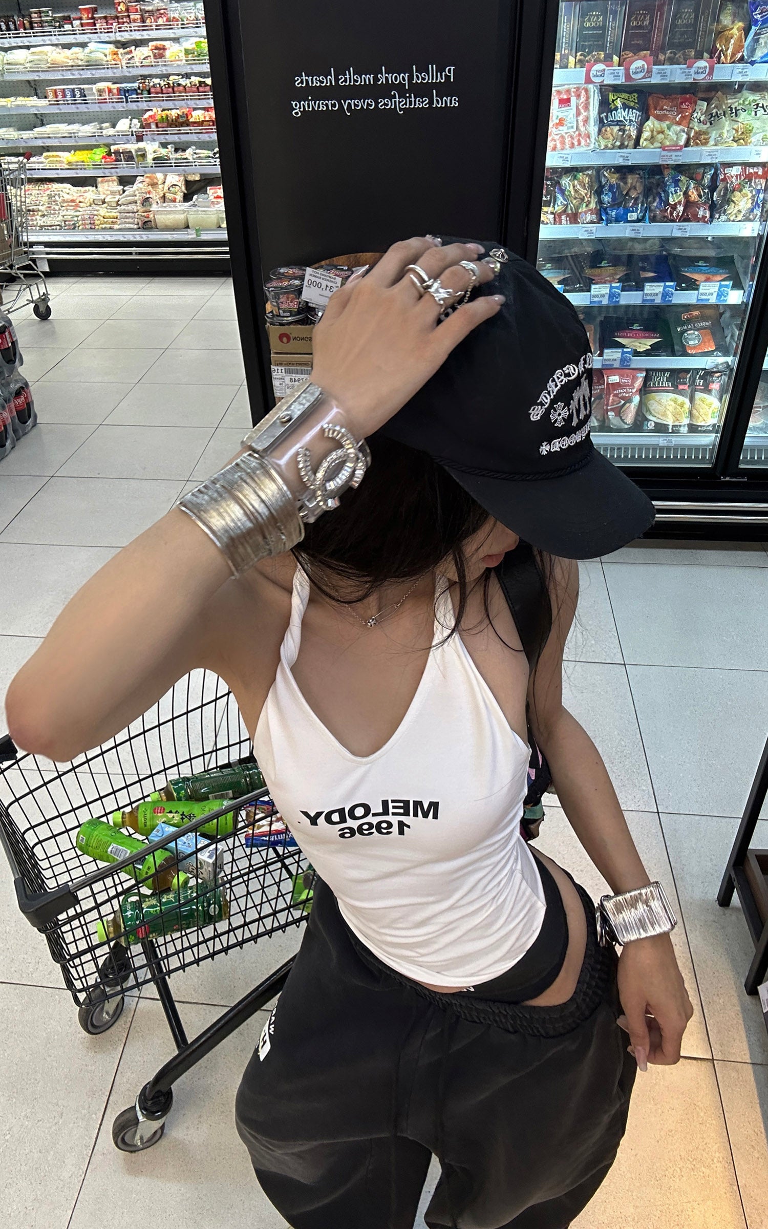 WARDEN EDGE Washed Wide Leg Sweatpants Low Rise Drawstring Oversized Pants