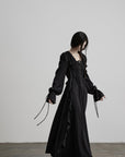 DOINDULGE Smocked Panel Ritual Long Dress