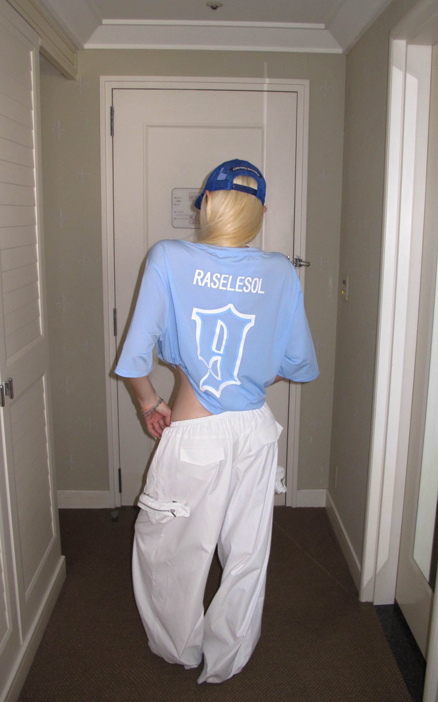Rase Le Sol T-shirt Oversize à Logo en Maille