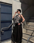 ROVENTE Volume Gathered Wide-Leg Pants
