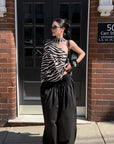 ROVENTE Volume Gathered Wide-Leg Pants