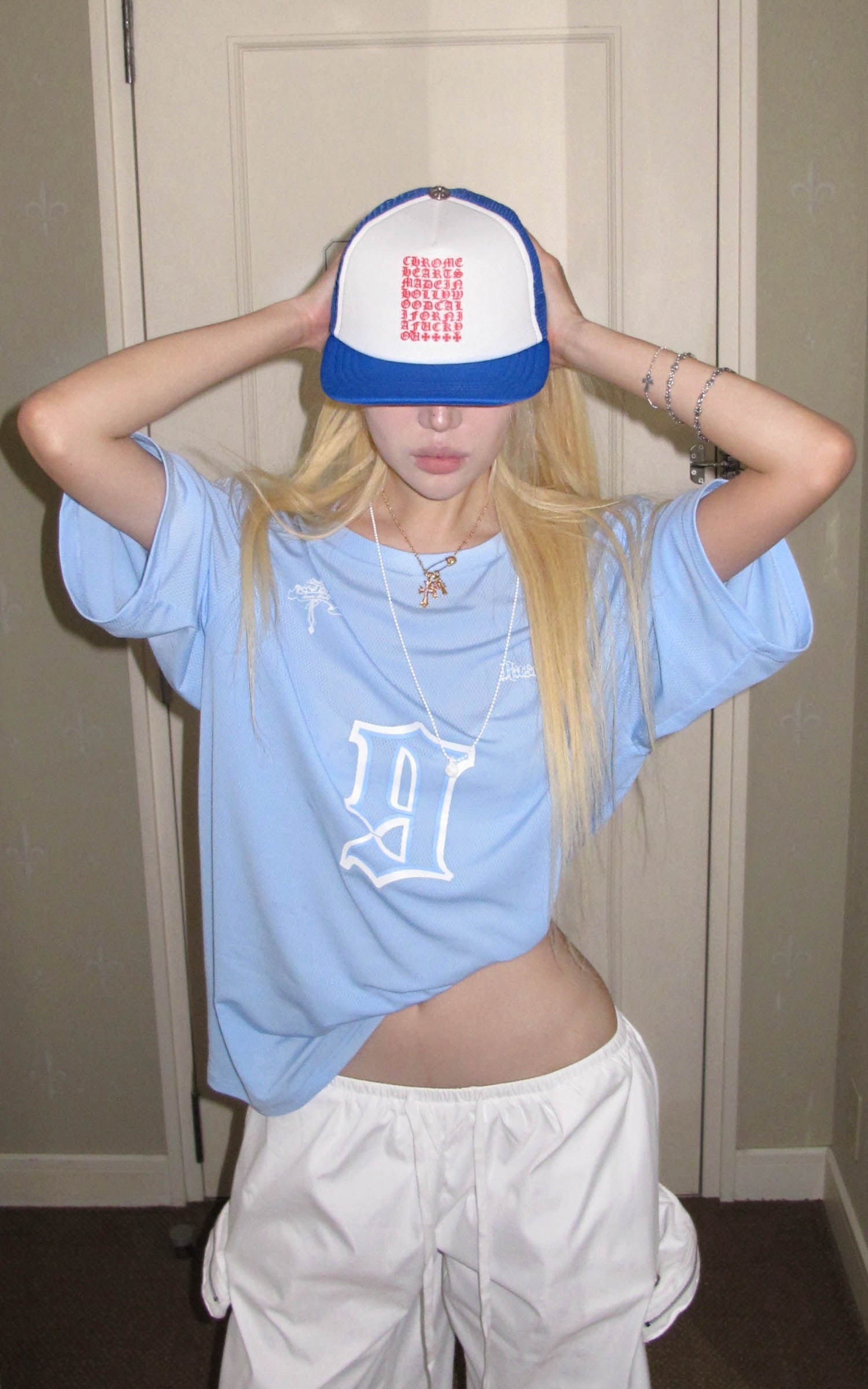 Rase Le Sol T-shirt Oversize à Logo en Maille