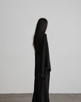 DOINDULGE Asymmetric Draped One-Shoulder Top